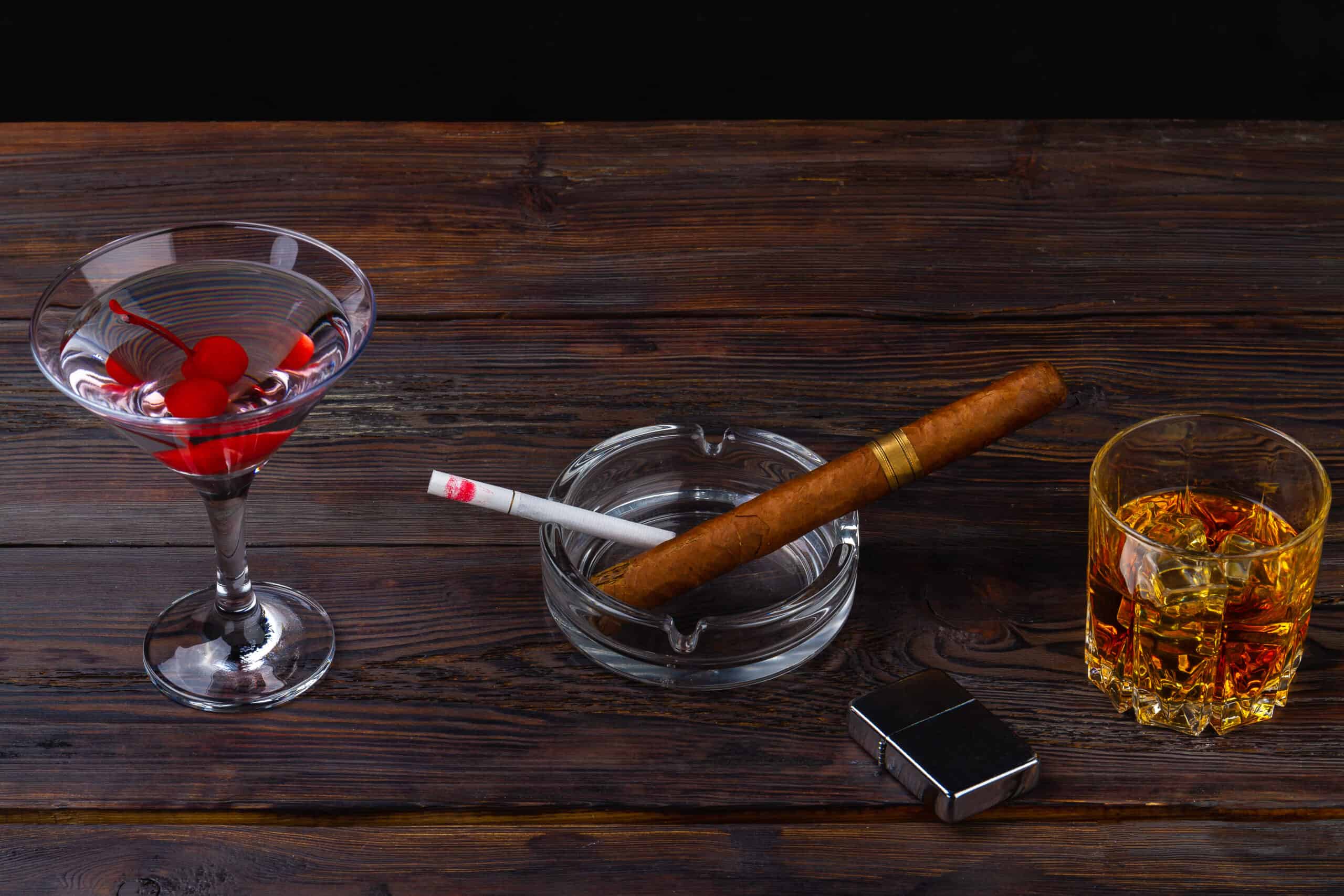 what's worse alcohol or cigarettes Alcohol and Cigarettes